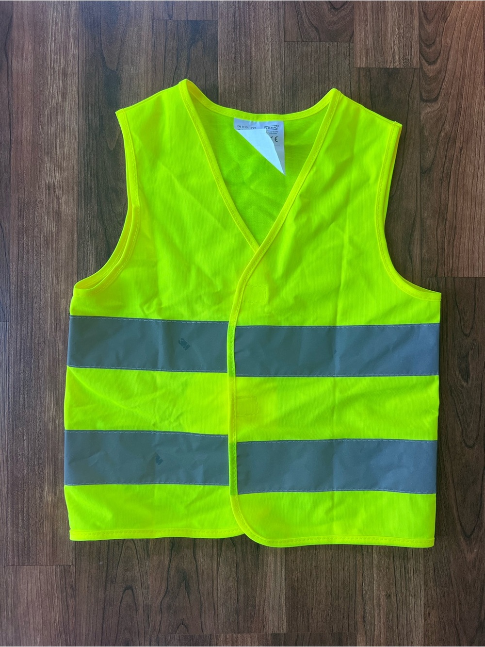 Kids Reflective High Visibility Neon Safety Vest / Construction Worker Costume